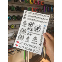 Scootshop.cz A4 stickers