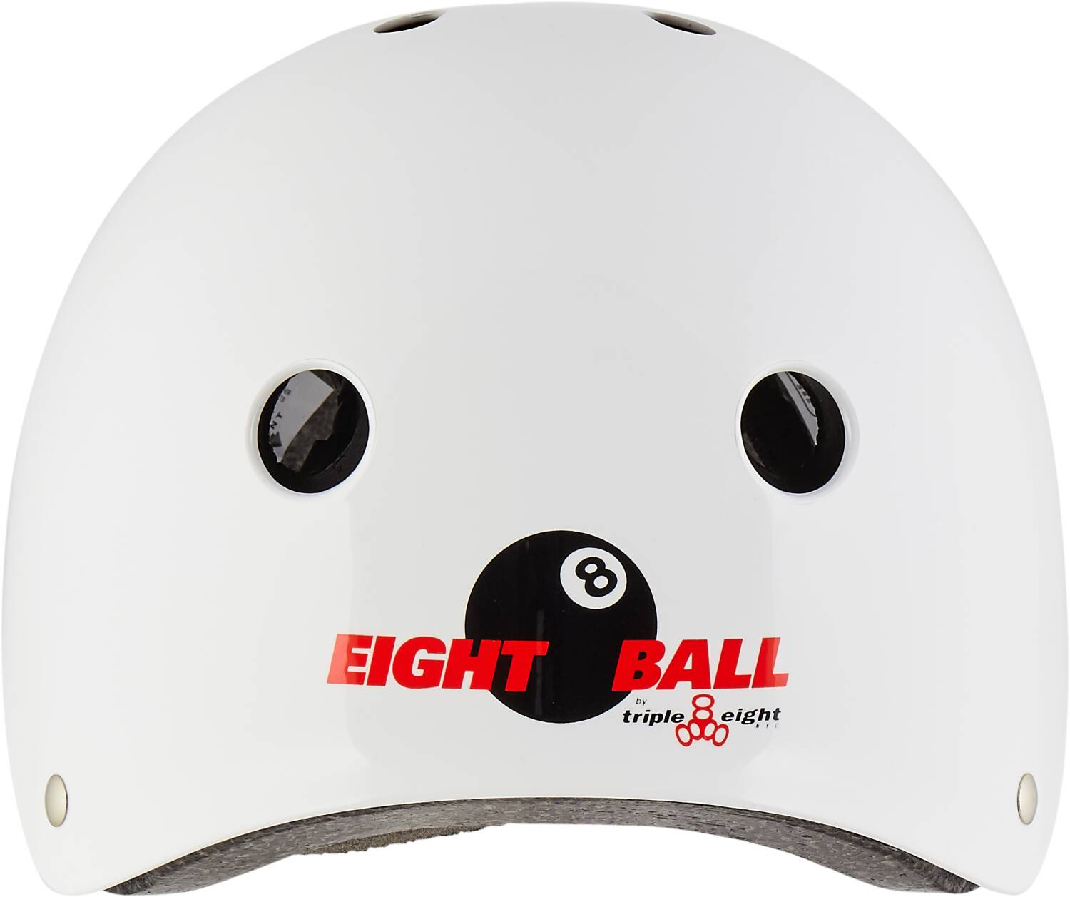 Helmet Eight Ball Skate L White Gloss
