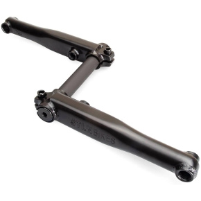 Stolen Mob V4 3-Piece 8-Spline BMX Crank (175mm|Black)