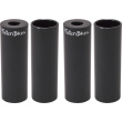 Fiction Steel Freestyle BMX Pegs (Black|4 Pack)