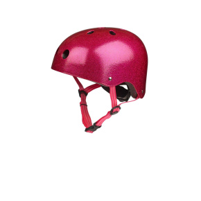 Micro Pink Glitter Helmet