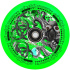 Chubby Lab Scooter Wheel (110mm | Toxic Green)