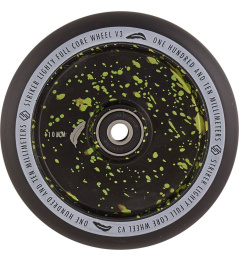 Striker Lighty Full Jádro V3 černá Kolečko Na Koloběžku (110mm|Green Splash)