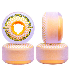 Cadillac Clout Cruiser Skateboard Wheels 4-Set (57mm|Orange)