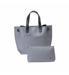 Handbag Meatfly Alma B dark gray / black 2020/21 women