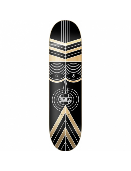 Meatfly Zulu Board SK8 Deck A / black wood 2019 vell.8,1