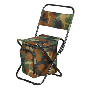 Folding chair with storage NILS Camp NC3012 camouflage