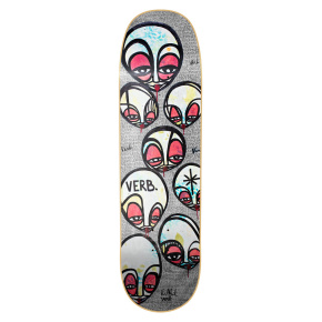 Verb Skate Board (8.75"|Faces Gray)