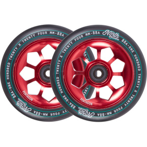 Wheels North Pentagon 120mm red 2pcs