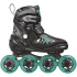 Roces Moody TIF Girls Inline Skates (Black/Aqua|30-35)