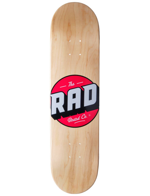 RAD Solid Logo Skate Board (7.75"|Wood)