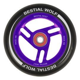 Bestial Wolf Race 100 mm wheel black purple