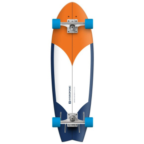 Hydroponic Fish Complete Cruiser Skateboard (31.5"|Radical Orange / Navy)