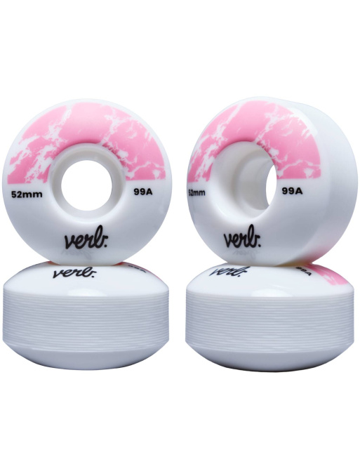 Verb Dip Skate Wheels 4-Pack (52mm|Marbel Pink)
