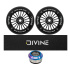 Set of 2 Divine 110 mm Turbo black wheels + Divine griptape + Divine headset