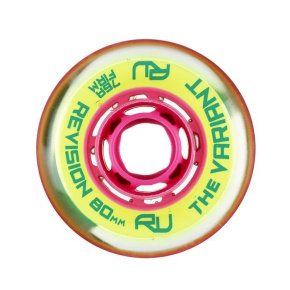 Wheels Revision Variant Firm Indoor Yellow/Pink (1pc), 76, 76A