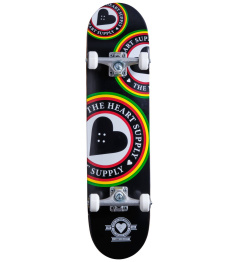 Heart Supply Orbit Logo Skateboard Complete (7.75"|Black/White/Red)