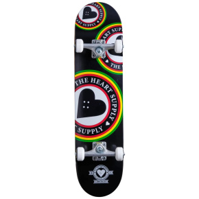 Heart Supply Orbit Logo Skateboard Complete (7.75"|Black/White/Red)