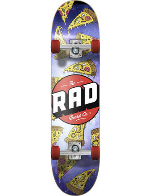 Skateboard RAD Logo Progressive 8" Galaxy Pizza
