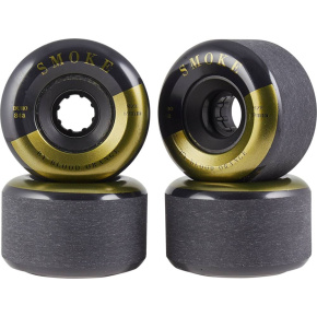 Blood Orange Smoke Longboard Wheels 4-Set (69mm|Black)