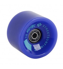 Longboard wheel 1pc - blue, ABEC 9, 70 mm
