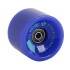 Longboard wheel 1pc - blue, ABEC 9, 70 mm