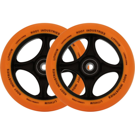 Wheels Root Lithium 120x30mm Orange 2 pcs