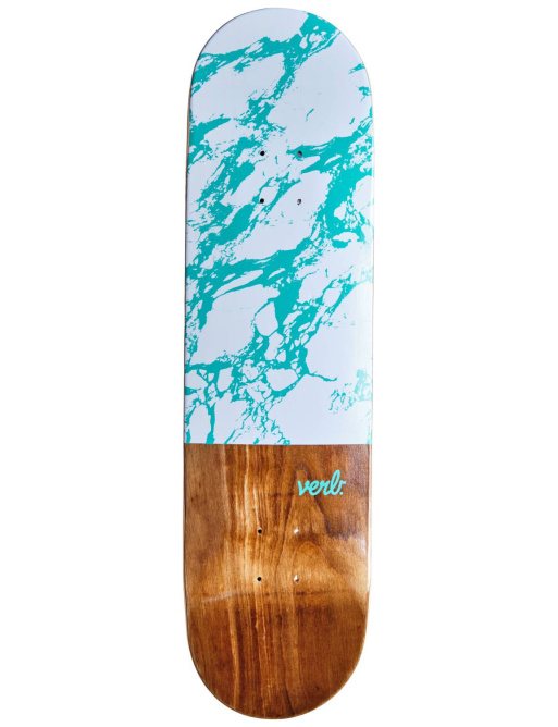 Verb Marble Dip Skate Board (8.25"|White)