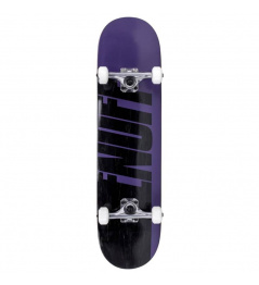 Enuff Half Stain Complete Skateboard Purple 8 x 32
