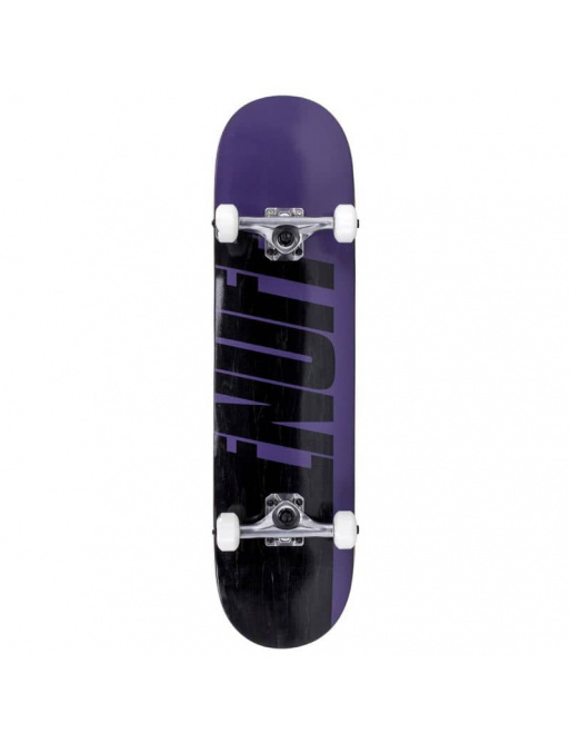 Enuff Half Stain Complete Skateboard Purple 8 x 32