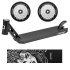 Set Divine Park Board black + 2 Divine 110 mm Light silver wheels + Divine Nyx griptape