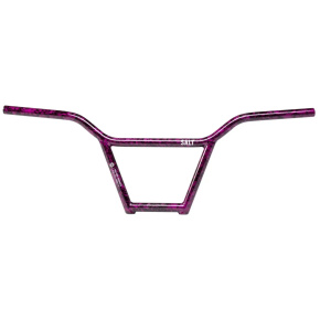 Salt Classic 4-piece BMX handlebars (9.5"|Purple Splatter)