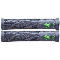 ODI Hucker Flangeless Grips (160mm|Black/Green)