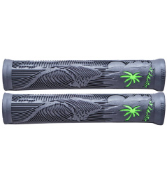 ODI Hucker Flangeless Gripy (160mm|Černá/Zelená)