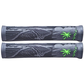 ODI Hucker Flangeless Grips (160mm|Black/Green)