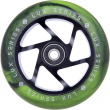 Striker Lux Scooter Wheel (110mm | Black / Green)