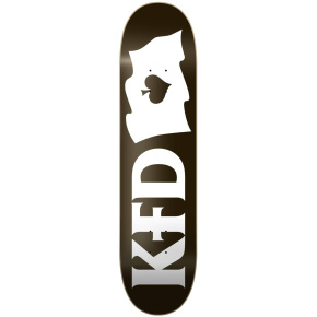 KFD Logo Flagship Skate Board (8.5"|Black)