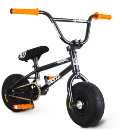 Wildcat Venom 2A Mini BMX Bike (Black/Orange|No Brakes)