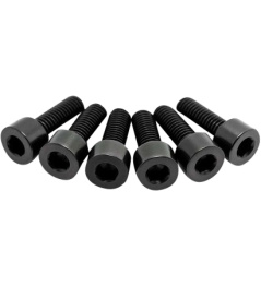 TLC Fit/S&M Titanium BMX Stem Bolts (Black)