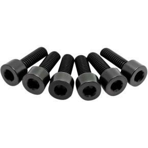 TLC Fit/S&M Titanium BMX Stem Bolts (Black)