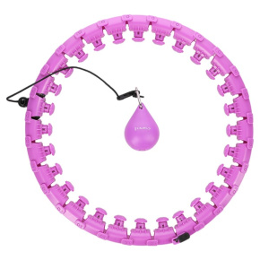 Massage hula hoop HMS HHW12 plus size with weights purple