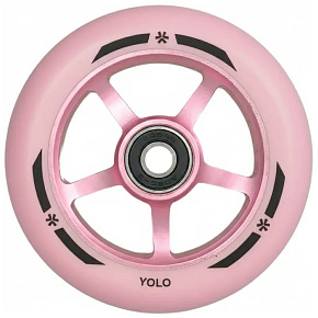 Union Yolo Pro Scooter Wheel 100mm Pink Union Yolo Pro Scooter Wheel 100mm Pink