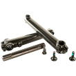 Family Tubular 3-Piece 8-Spline BMX Cranks (170mm | Black)
