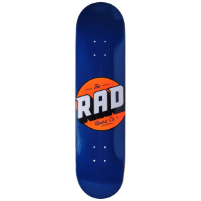RAD Solid Logo Skate Board (8.25"|Navy)