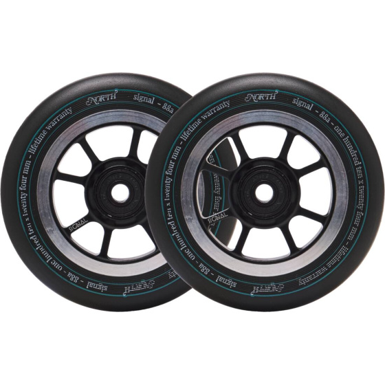 Wheels North Signal 110x30mm black 2pcs