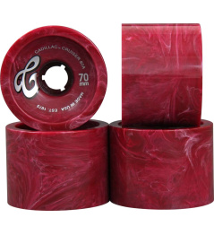 Cadillac Cruiser Longboard Wheels 4-Pack (Maroon|80A)
