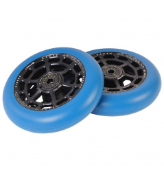 UrbanArtt Civic wheels 125x30mm Black/Arctic Blue 2 pcs