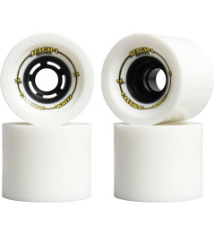 Venom MACH 1 Longboard Wheels 4-Pack (White|74A)