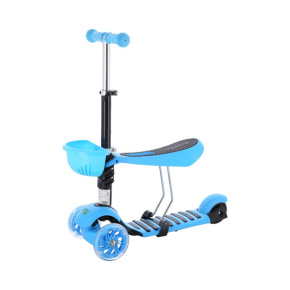 Three-wheeled scooter NILS Fun HLB08 3in1 blue