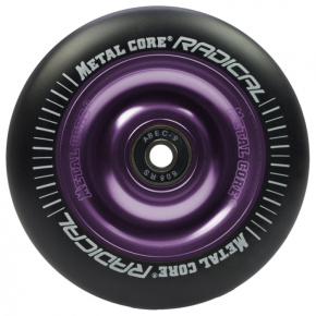 Metal Core Radical 110 mm round black violet